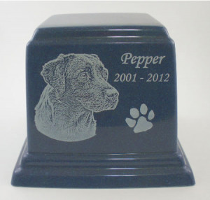 Large Cultured Granite Pet Urn
