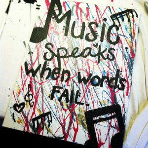Music speaks when words fail