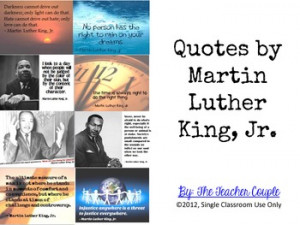 Martin Luther King, Jr. Inspirational Quotes