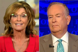 Sarah Palin, Bill O'Reilly (Credit: Fox News)
