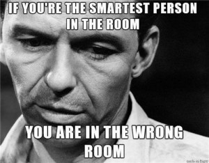 The smartest man in the room