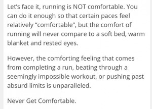 Runner Things #1727: Never get comfortable.