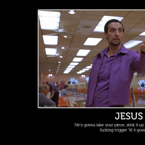 humor quotes meme people bowling the big lebowski pointing jesus john