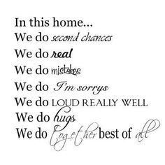 CUSTOMIZE In this House we do second chances 22x20 YOU pick the Words ...