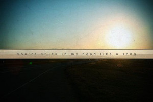 Cant get you out of my head.