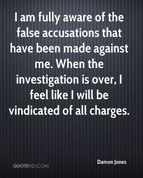 Quotes About False Accusations