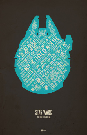 Star Wars Typography Poster
