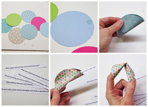 personalized messages through these easy to make paper fortune cookies ...