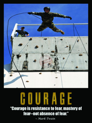 courage police motivation poster