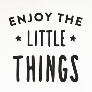 Quote Wednesday – Enjoy the little things