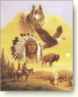 Native American Chief - Graphic Image and Native American Chief