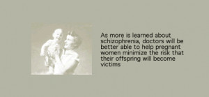 Children destined to become schizophrenic