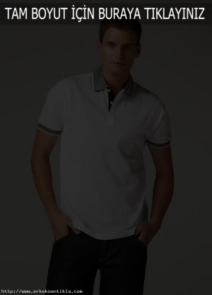 pierre cardin beyaz polo yaka tshirt
