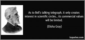 Quotes by Elisha Gray