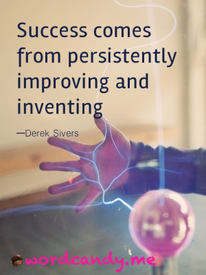 Friday Productivity Quote: Improving and Inventing