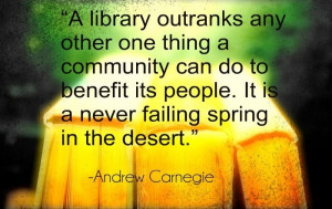 ... Books: Special Sights ~ Little Free Library. Andrew Carnegie quote