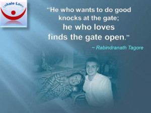 Inhale Love: He who wants to do good knocks at the gate; he who loves ...