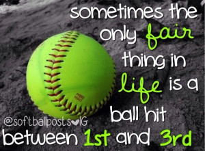 Softball Pitcher Quotes Tumblr Softball has taught me so many