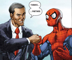 Obama es amigo del hombre araña · EFE