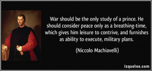 Machiavelli The Prince Quotes On War Clinic