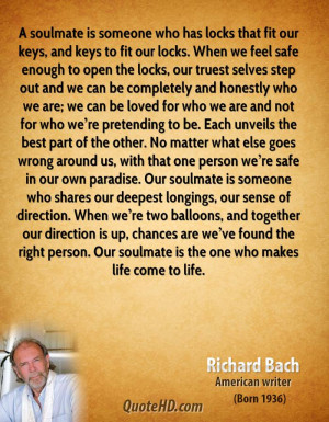 Richard Bach Quotes Soulmates