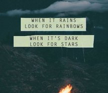... nature, quotes and sayings, rain, rainbows, stars, text, words, First