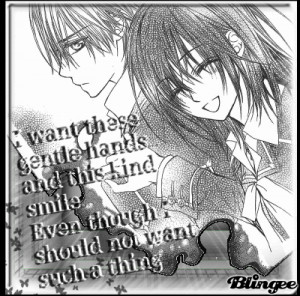 vampire knight quote from zero for a contest - zero and yuki ♥
