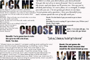 Showing Gallery For Meredith Grey Quotes Pick Me Choose Me