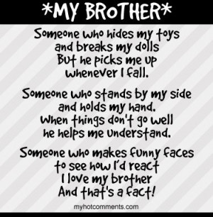 Love My Brother – Pinterest Quotes