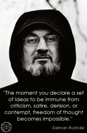 Salman Rushdie Ideas Immunity Quote Picture