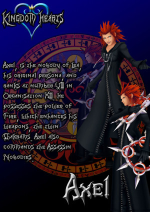 Kingdom Hearts: Axel by StuDocWho