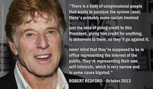 CHALK ONE UP FOR ROBERT REDFORD