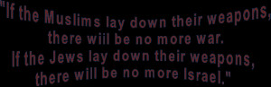 Islam Israel Just Thinking Chronology Quotes War