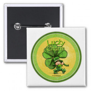 St Patty's day - Lucky Charm Buttons