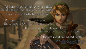 LOZ: Twilight Princess Novel Inspirational Quote by Stephonika-W-Kaye