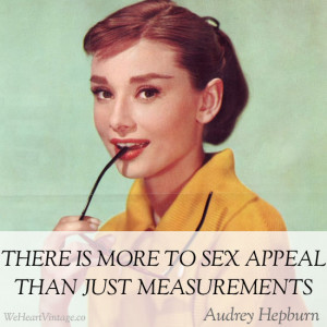 Quotes: Audrey Hepburn on Sex Appeal