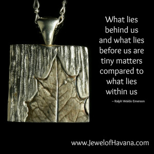 fine silver reversible pendant by Jewel of Havana $135 - Emerson quote ...