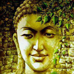 Lord Buddha Face Painting