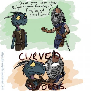 The Elder Scrolls -CURVED. SWORDS.