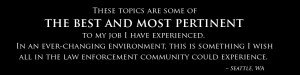 Quote from Seattle, Washington stating 'These topics are some of the ...