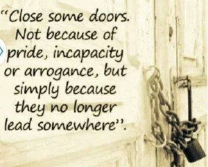 Is time to open new doors