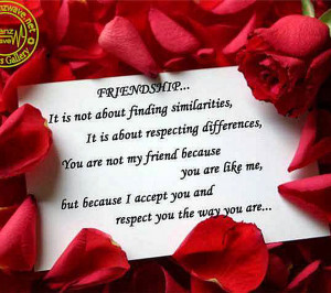 Your friend is the man who knows all about you, and still likes you.