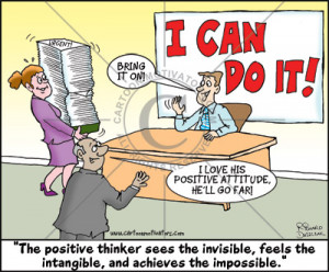... Positive Attitude cartoons and Richard has a positive attitude too