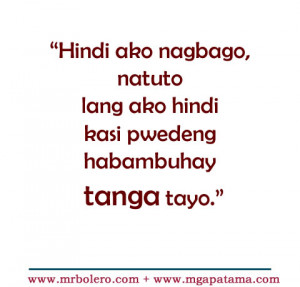 tanga tagalog quotes Patama Quotes Tanga love tagalog quotes