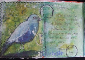 Art Journal Poems Quotes, Verses - Entry in Pearles Journalinto page