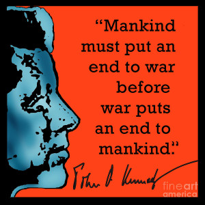 Jfk Anti War Quote Digital Art