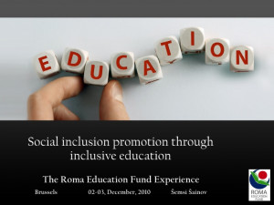 Social inclusion promotion through inclusive education