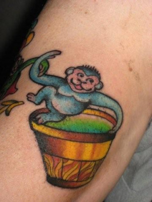 Barrel Of Monkeys Tattoo