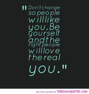 Don't Change | The Daily Quotes