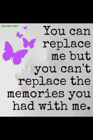 You can replace me..